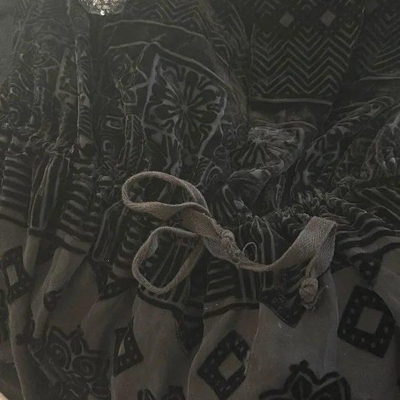 Free People Velvet/Silk Dress/Tunic 6 - Picture 6 of 8